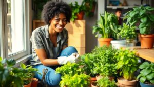 indoor vegetable gardening