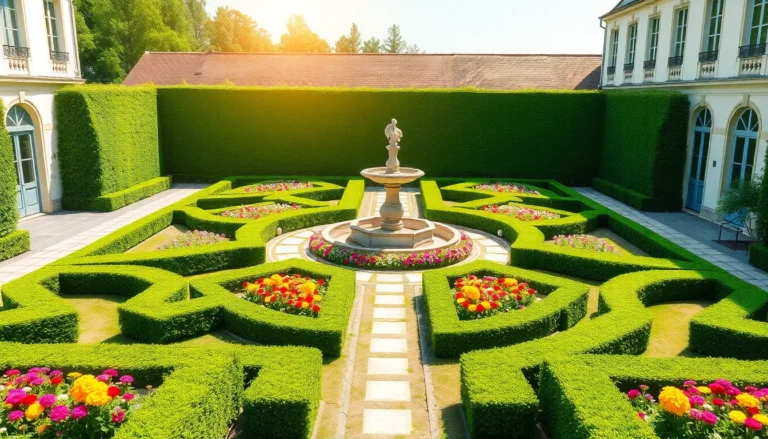 french garden design